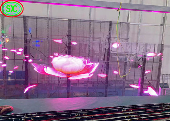 좋은 가격 웨이퍼 칩 투명 LED 패널, 높은 가시성 투명 LED 화면 온라인으로