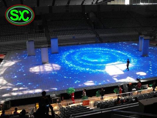 옥외 p10 풀 컬러 Diy는 Skidproof 지면 가면, 주문을 받아서 만들어진 크기를 가진 댄스 플로워를 불이 켜집니다