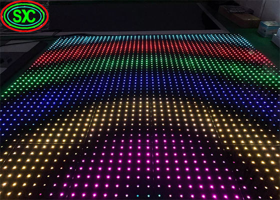 좋은 가격 P3 파티 이벤트 실내 야외 LED 댄스 플로어 스크린 500*1000mm 캐비닛 풀 컬러 온라인으로