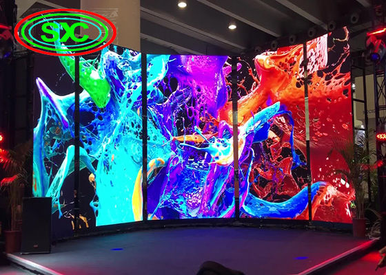 좋은 가격 임대 SMD P5 야외 LED 디스플레이 / 실내 임대 LED 디스플레이 640x640 상자 온라인으로