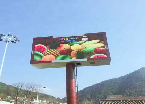 좋은 가격 옥외 P10 SMD 풀 컬러 LED 디스플레이 광고용 철 또는 알루미늄 온라인으로