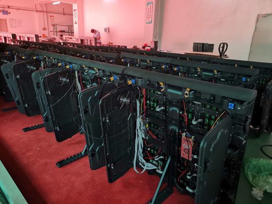 축구 5500 시디 / 스큐텀 P10 경기장 주변 LED 디스플레이 960*960mm