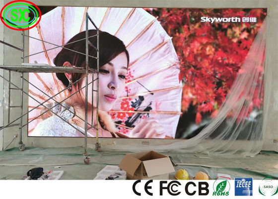 좋은 가격 RS485 P2 P3 P4 SMD2121 광고 LED 비디오 벽 IECEE 풀 컬러 LED 디스플레이 화면 LED 비디오 벽 온라인으로