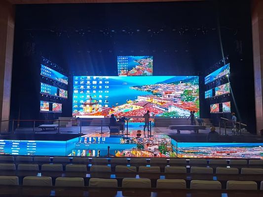 좋은 가격 무대 LED ScreensP3.91 임대 실내 LED 디스플레이 화면  3840Hz 새로 고침 Rate,500X500과 500x1000 상자, 좋은 브라이트네 온라인으로