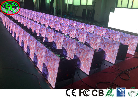 좋은 가격 HD 실내 광고 LED 디스플레이 화면은 패널 500*500mm P3.91 주도하는 비디오 월 탄력적 led 모듈을 이끌었습니다 온라인으로