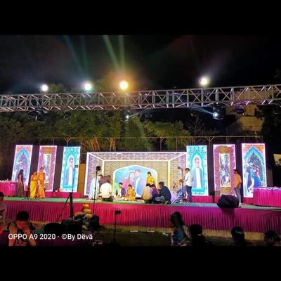 풀 컬러 스테이지 LED 다이 캐스트 알루미늄 스크린 스테이지 배경 27777 포인트 / 평방 미터