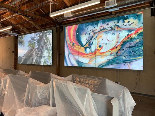 RGB SMD P4 실내 LED 모듈 320 x 160 mm P4 실내 풀 컬러 LED 디스플레이용 크기