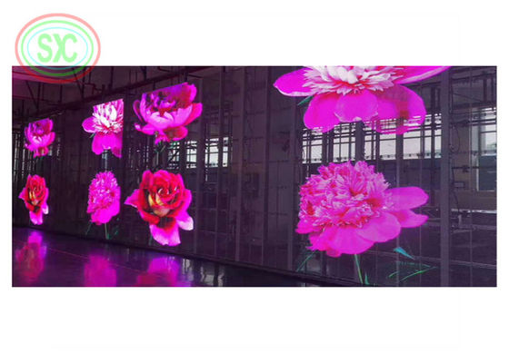 좋은 가격 창문 광고를 위한 풀 컬러 SMD 투명한 LED 커튼 전시 P3.91 온라인으로