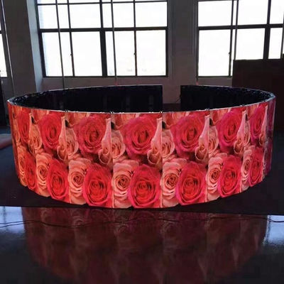 풀 컬러 360도 실린더 LED 디스플레이 야외 3.91mm 피치