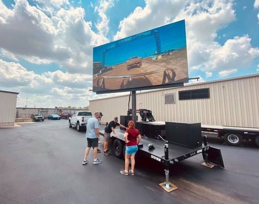 P6 야외 LED 디스플레이 패널 576x576mm IP65 방수 5000cd/sqm