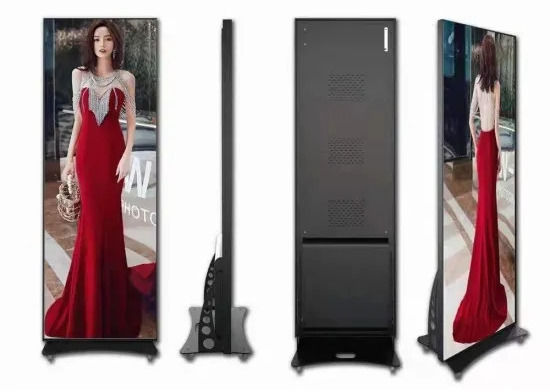 알루미늄 패널과 192*96 모듈 해상도 680x2000mm의 사용자 지정 LED 포스터 디스플레이