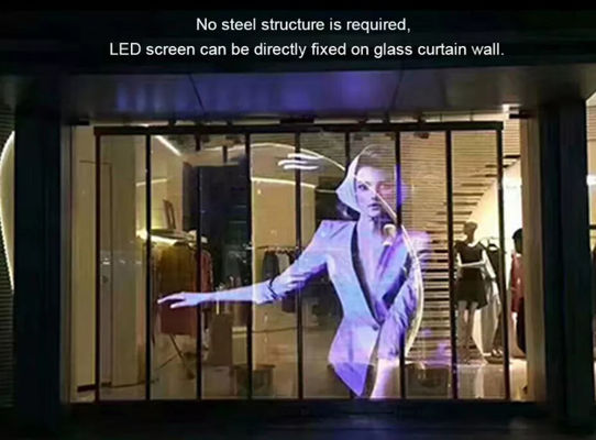 캐비닛 무게 6.2kg 투명 디지털 디스플레이로 디스플레이 시스템을 업그레이드