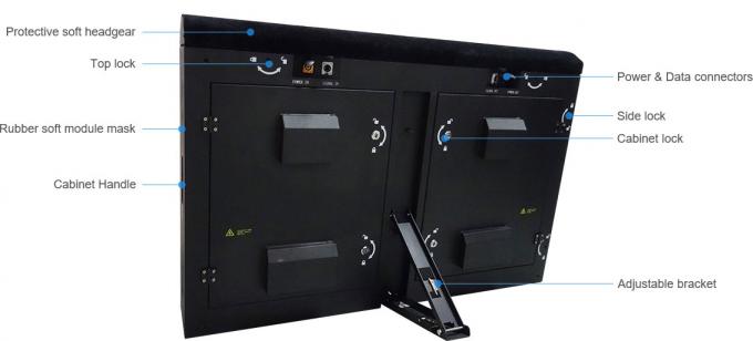 축구를 위한 6000 알 P10 주변 LED 디스플레이 SMD3535 1