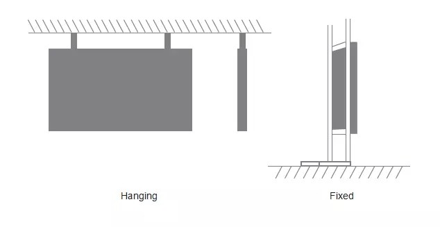 FCC 5500 알 실내 광고 LED 디스플레이 P3.91 P4.81 10