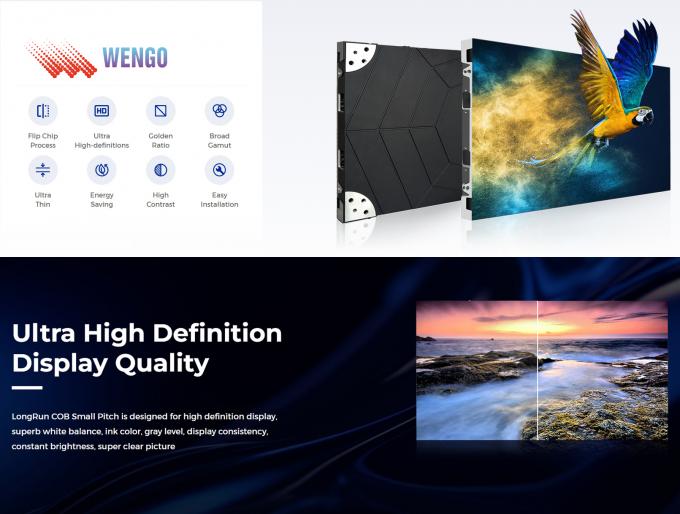 노바 스타 제어 시스템 600*337.5mm 광고용 다이 캐스트 알루미늄 작은 간격 LED 화면 P0.9 P1.25 P1.56 16 9 2