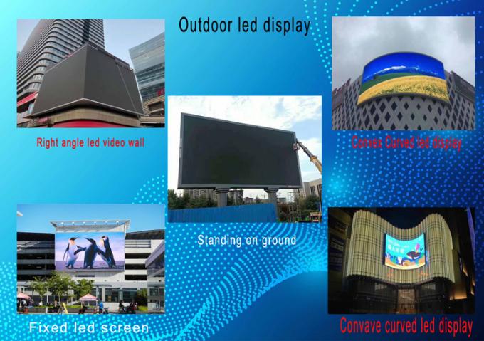 옥외 방수 P6 P8 P10 고정 광고 비디오 화면 SMD LED 디스플레이 빌보드 옥외 광고 0
